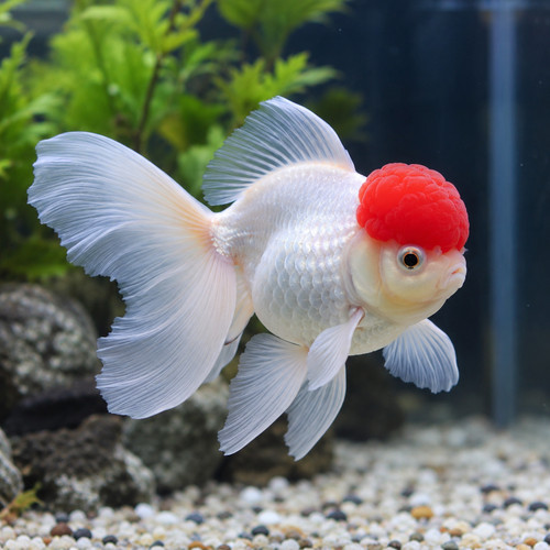 Red cap oranda - goldfish, –